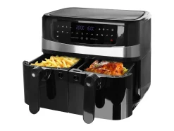 Freidora de aire Emerio AF-126672 2400W 9L 2 bandejas negro