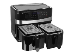 Freidora de aire Emerio AF-126672 2400W 9L 2 bandejas negro