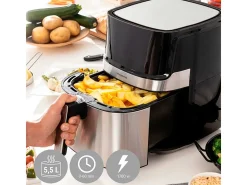 Freidora de aire Fryinn Pro 5500 Innovagoods 1700W 5,5L negro