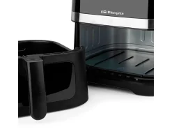 Freidora de aire Orbegozo FDR 68 1800W 6,5L diseño con ventana negro