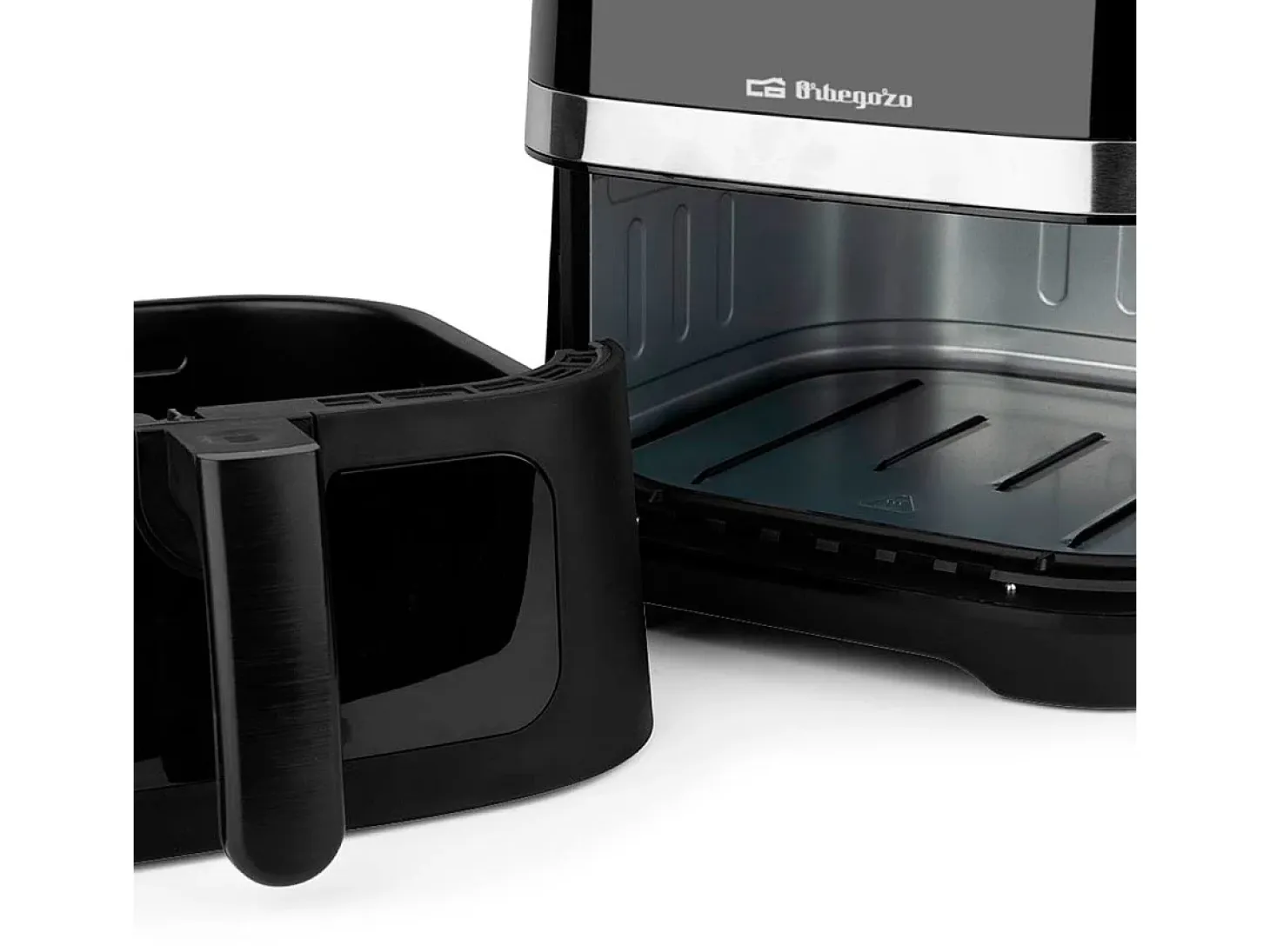 Freidora de aire Orbegozo FDR 68 1800W 6,5L diseño con ventana negro