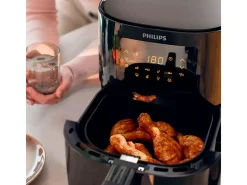 Freidora de aire Philips HD9252/70 1400W 4,1L 7 modos negro