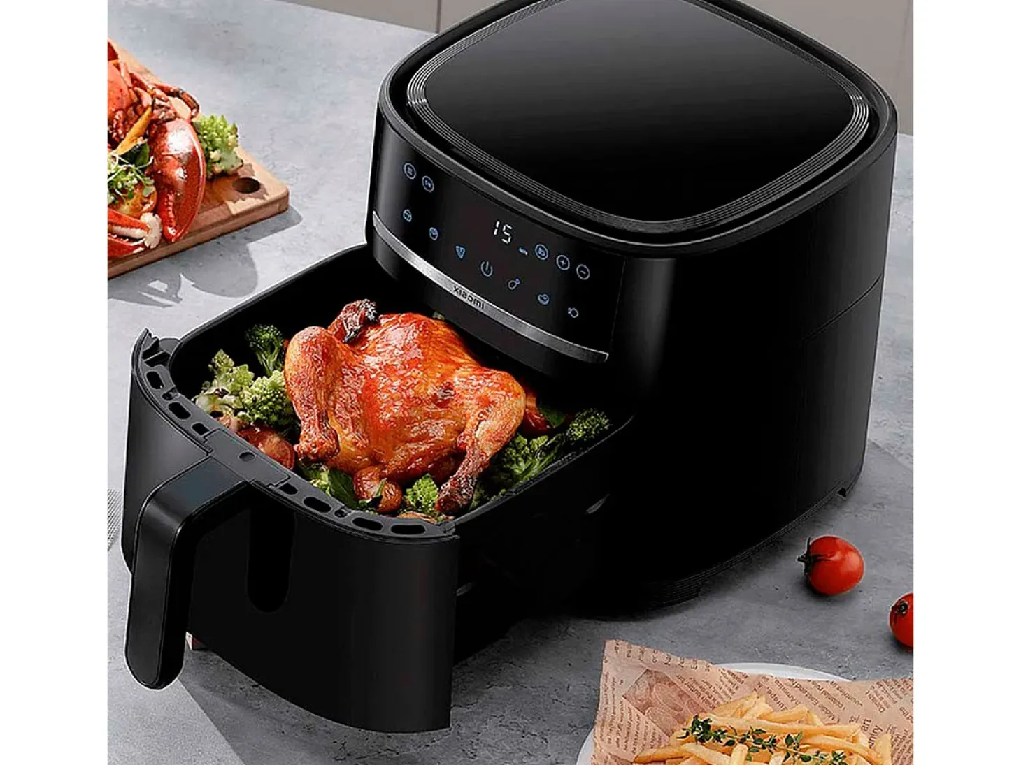 Freidora de aire Xiaomi Air Fryer 1500W 6L 6 modos negro