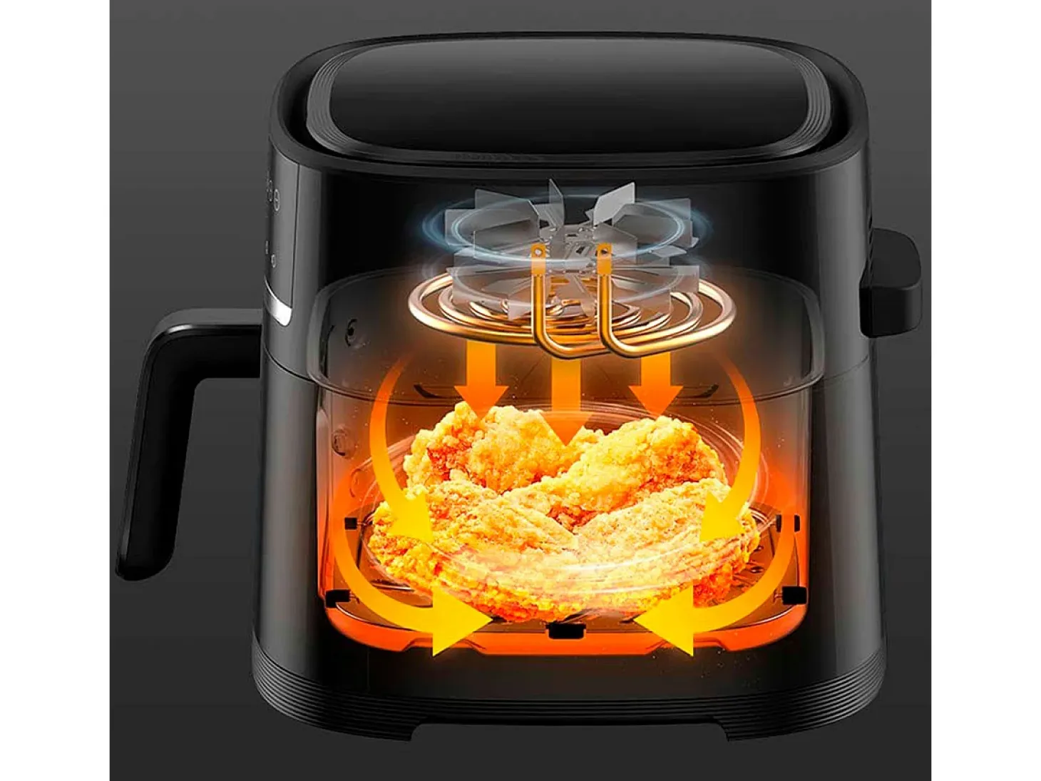 Freidora de aire Xiaomi Air Fryer 1500W 6L 6 modos negro