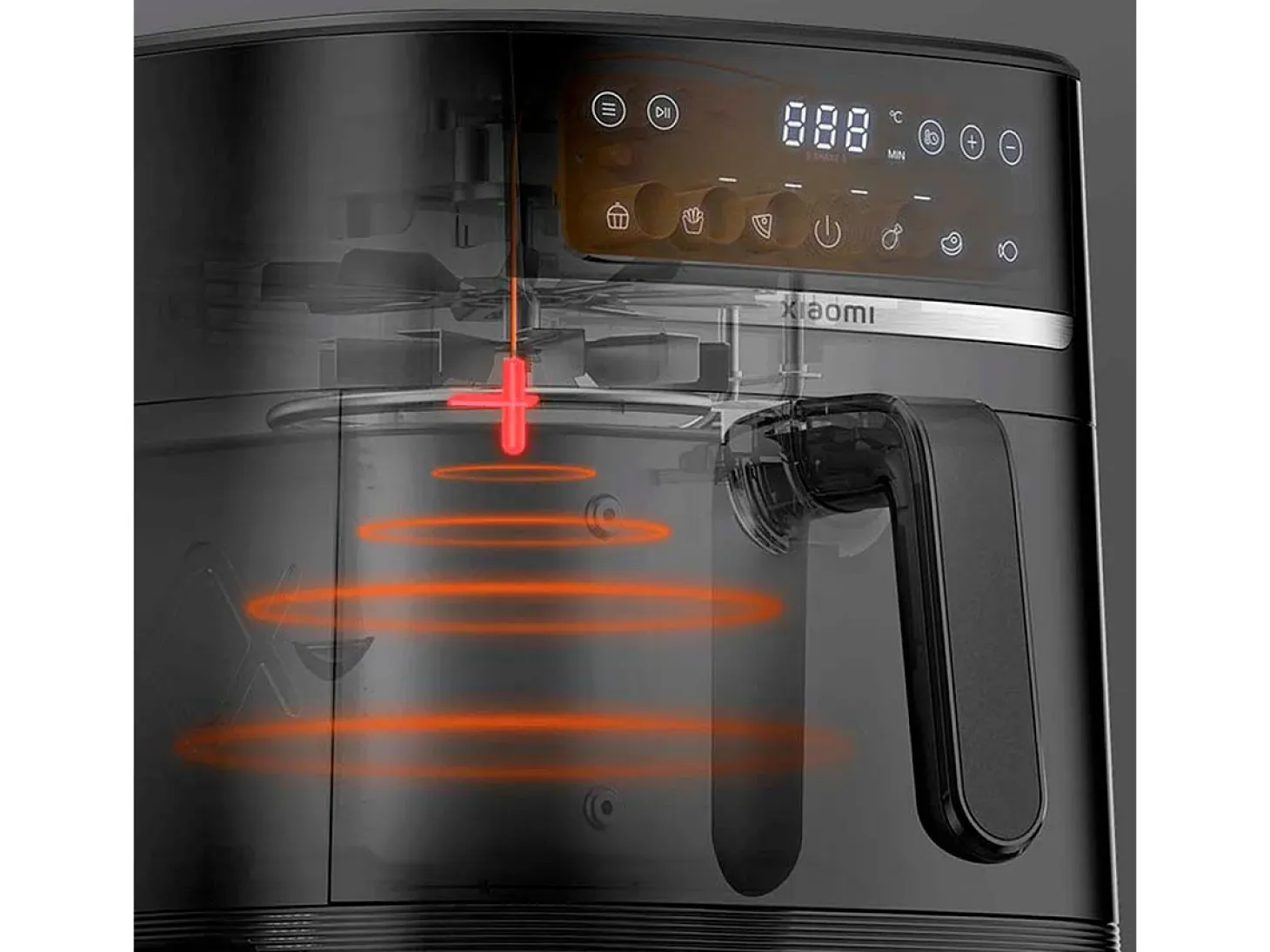 Freidora de aire Xiaomi Air Fryer 1500W 6L 6 modos negro