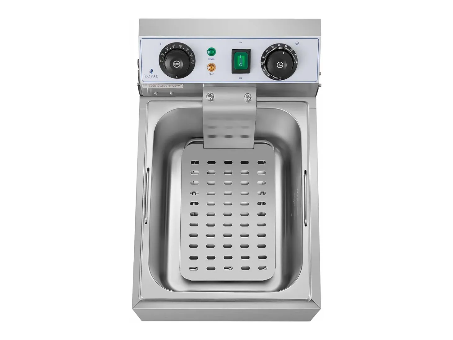 Freidora eléctrica profesional para restaurantes 1 x 10 litros temporizador 14_0001775