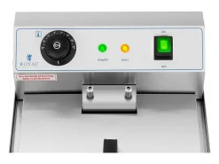 Freidora eléctrica profesional para restaurante de 10 litros con grifo de vaciado 14_0001780
