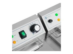 Freidora eléctrica profesional de 2 x 11 litros 230 voltios acero inoxidable 14_0003987