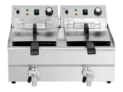Freidora eléctrica profesional de 2 x 11 litros 230 voltios acero inoxidable 14_0003987
