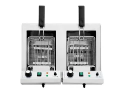 Freidora eléctrica profesional de 2 x 11 litros 230 voltios acero inoxidable 14_0003987