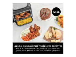 Freidora NINJA Gris - Tecnología de Cocina Más Saludable