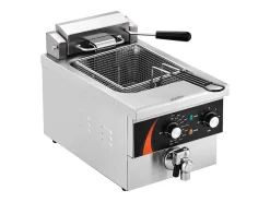 Freidora SucceBuy Comercial de Mostrador 8,5 L 1750 W, Diseñada para Uso Intensivo en Establecimientos de Comida Rápida
