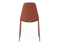 Frida - Silla de polipropileno color óxido 4 piezas