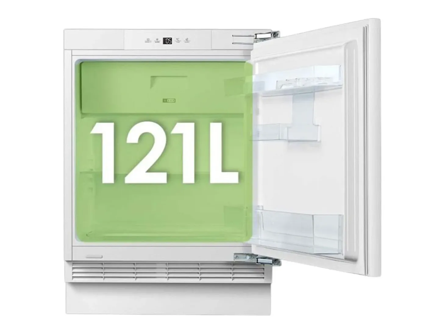Frigorífico 1 puerta integrable Aspes ARI82600EC No Frost 121L E blanco 59,5 cm