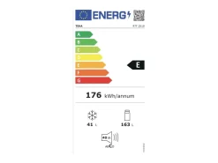 Frigorífico 2 puertas Teka RTF2510 Inverter 204L E blanco 143 cm