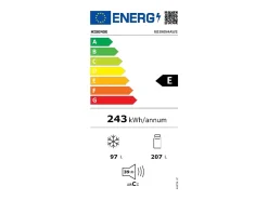 Frigorífico combi Hisense RB390N4AWE Total No Frost 304L Multi Air Flow E blanco 186 cm