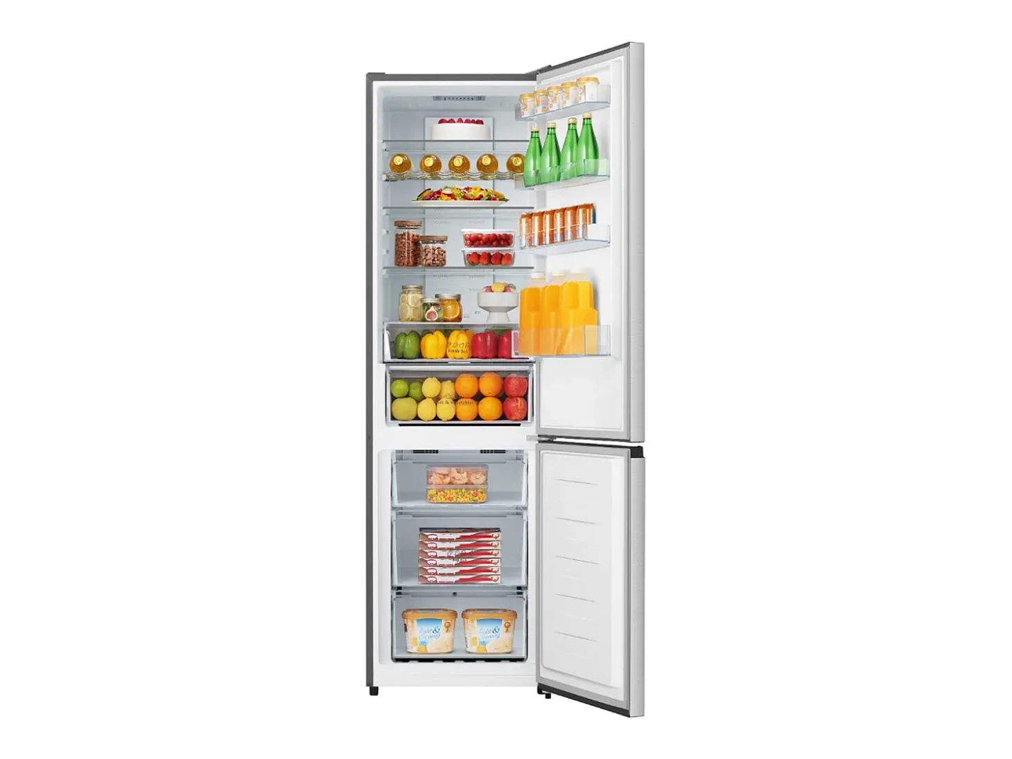 Frigorífico combi Hisense RB440N4BCE Total No Frost 336L E inox 200 cm