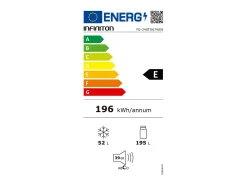 Frigorífico de 2 puertas Infiniton FG-248TD67WEN Total No Frost 247L E blanco 167 cm