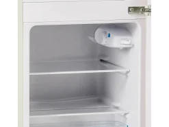 Frigorífico de 60L con 2 puertas e iluminación LED - Consumo energético 102 kWh/año - Blanco crema