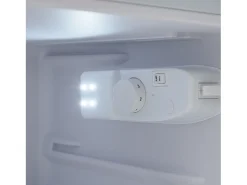 Frigorífico estilo retro de 72L con 2 puertas e iluminación LED - Congelador de 21L - Blanco
