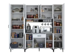 Gabinete multiusos JE132 3053 Blanco 220x198.6x40 cm