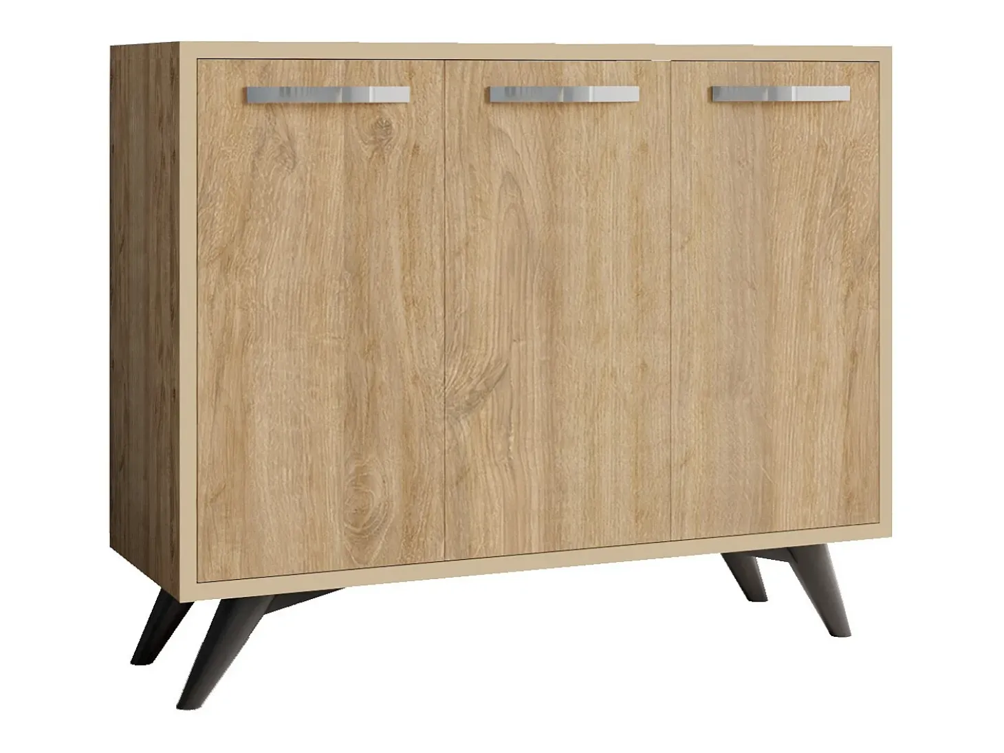 Gabinete multiusos Piffa color roble 100x82x35 cm