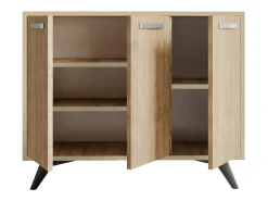 Gabinete multiusos Piffa color roble 100x82x35 cm