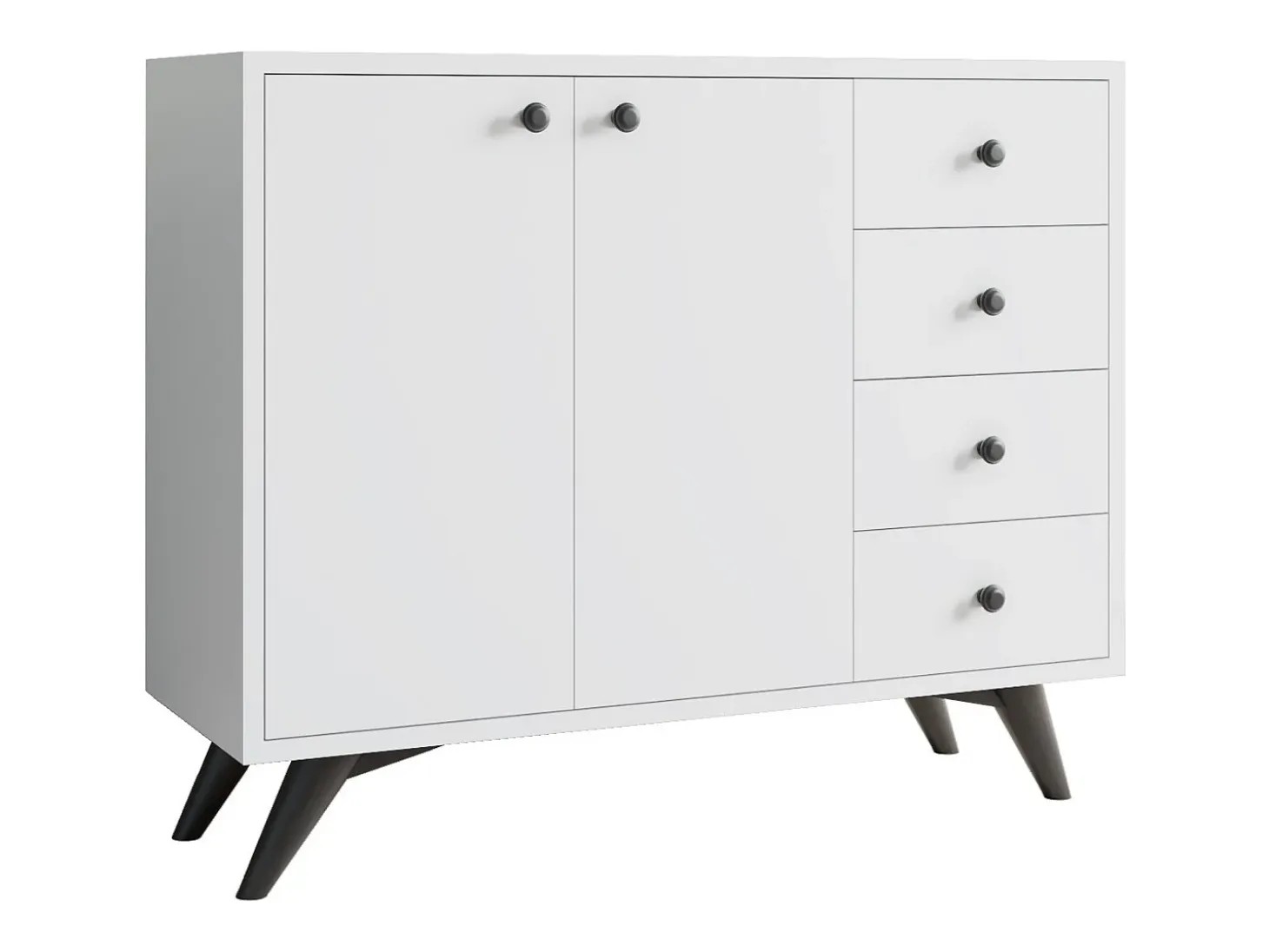 Gabinete multiusos Waga Blanco 100x82x35 cm