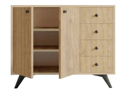 Gabinete multiusos Waga color roble 100x82x35 cm