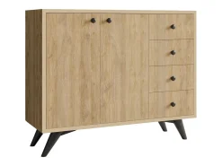 Gabinete multiusos Waga color roble 100x82x35 cm