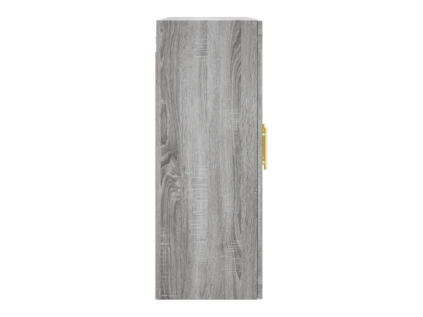 Gabinetes de pared de 2 piezas de madera de ingeniería gris Sonoma