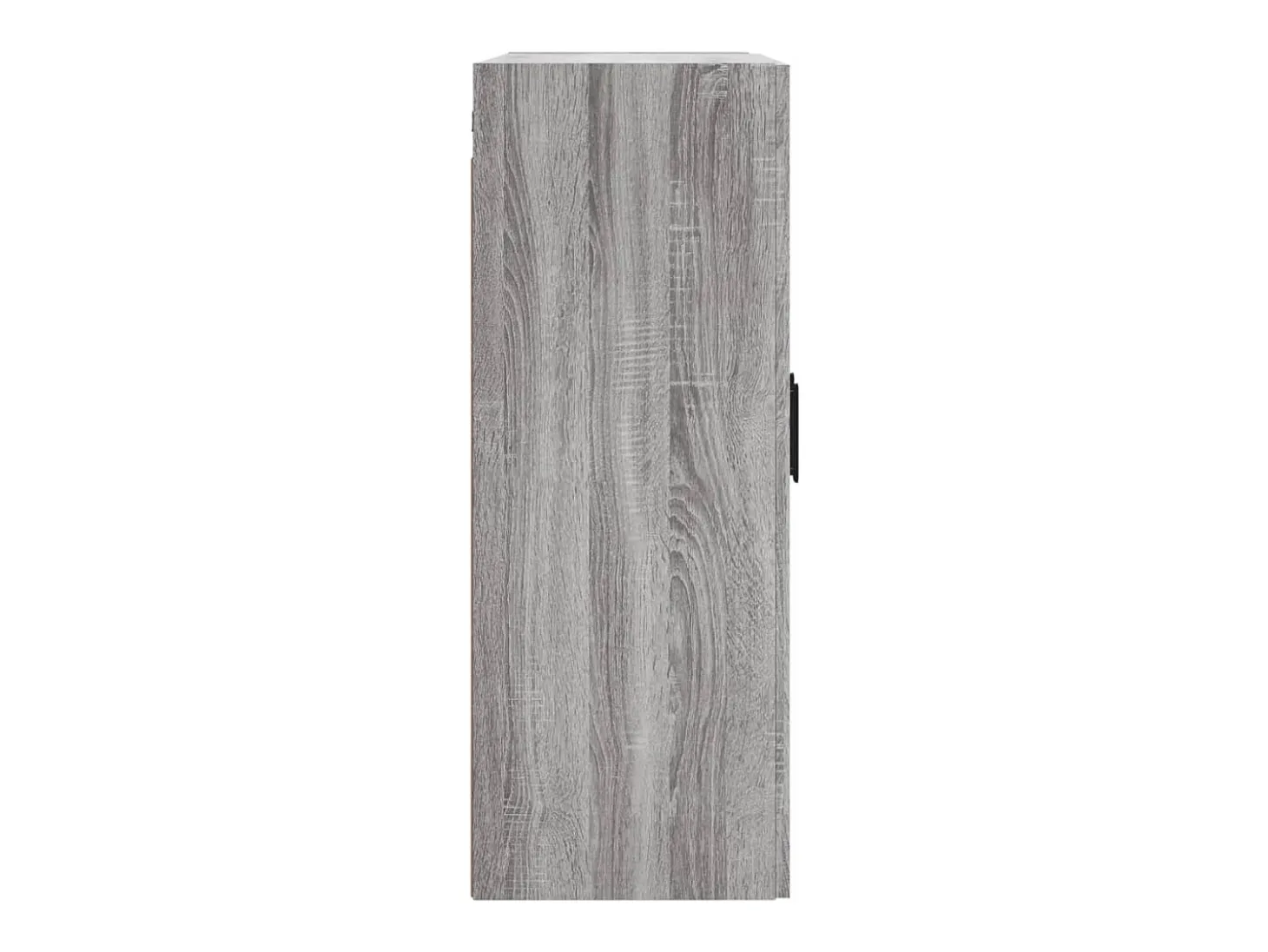 Gabinetes de pared de 2 piezas de madera de ingeniería gris Sonoma