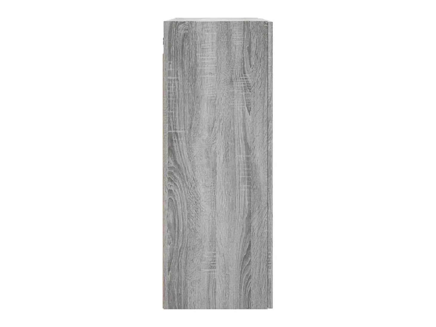 Gabinetes de pared de 2 piezas de madera de ingeniería gris Sonoma