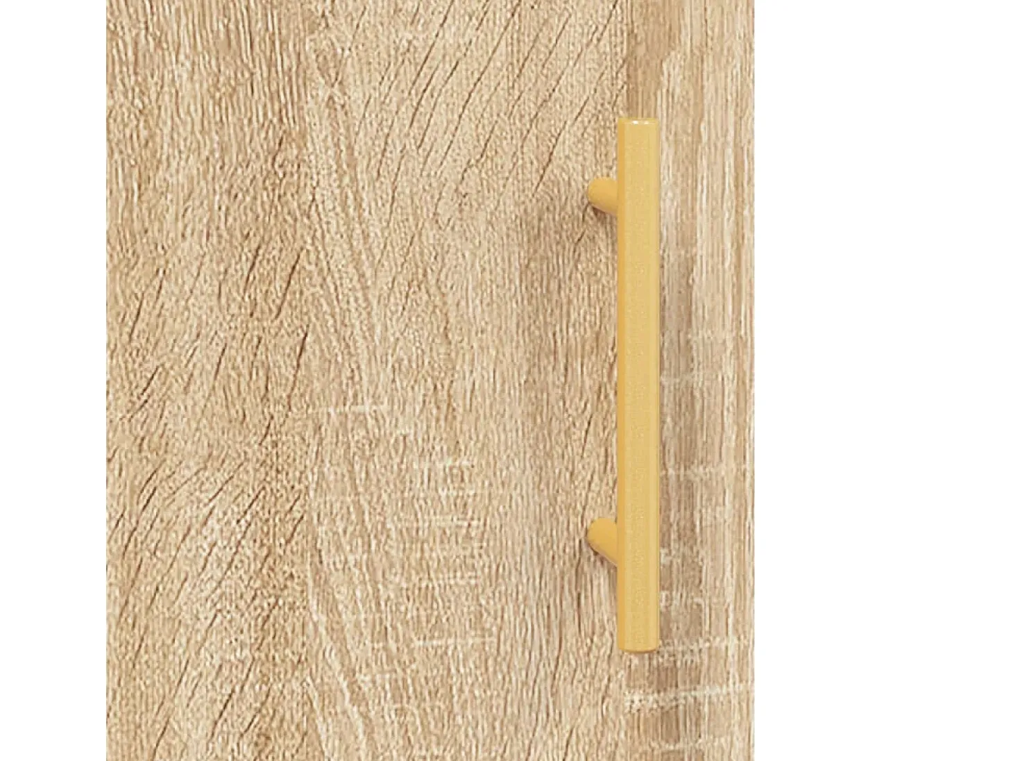 Gabinetes de pared de 2 piezas, roble Sonoma, madera de ingeniería
