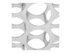 Garden Furniture - Botellero de aluminio plateado para 27 botellas
