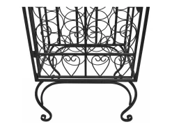 Garden Furniture - Botellero de metal para 28 botellas