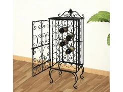 Garden Furniture - Botellero de metal para 28 botellas