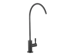 Grifo de Agua Potable SucceBuy sin Plomo en Acero Inoxidable, Grifo de Ósmosis Inversa con Válvula en Latón Macizo, Filtrado de Arco Alto, Giratorio 360°