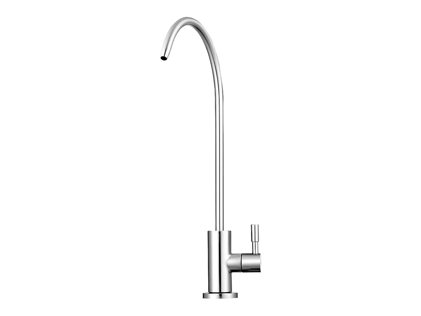Grifo de Agua Potable SucceBuy sin Plomo en Acero Inoxidable, Grifo de Ósmosis Inversa con Válvula en Latón Macizo, Filtrado de Arco Alto, para Fregadero Cocina