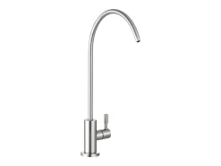 Grifo de Agua Potable SucceBuy sin Plomo en Acero Inoxidable, Grifo de Ósmosis Inversa con Válvula en Latón Macizo, Filtrado de Arco Alto, para Fregadero Cocina