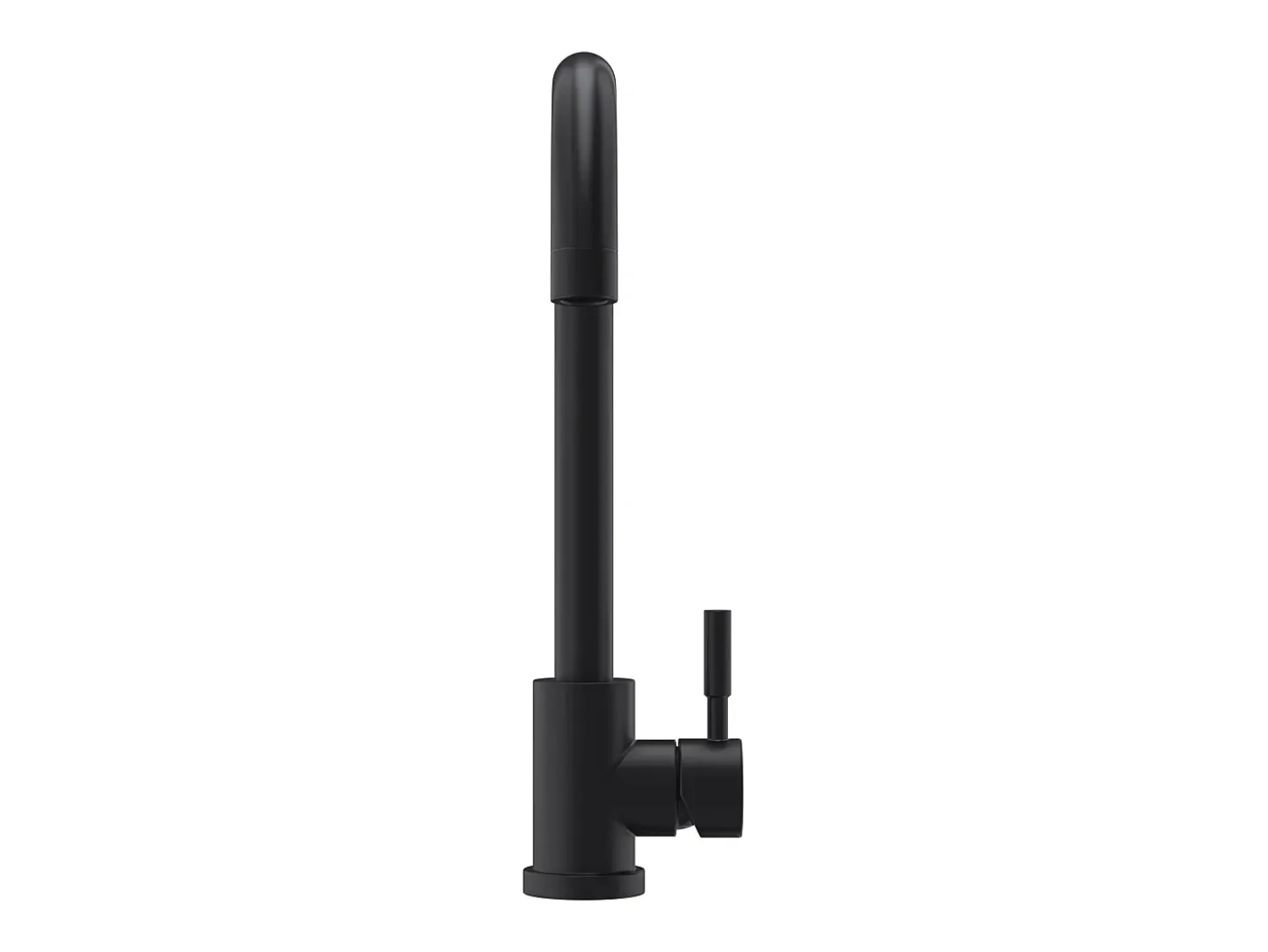 Grifo de cocina de acero inoxidable - Negro mate - ROMILY