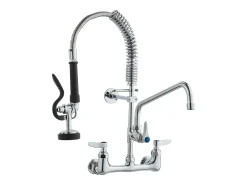 Grifo de Cocina SucceBuy para Fregadero de Montaje en Pared - Con Rociador de Prelavado, 53.3 cm