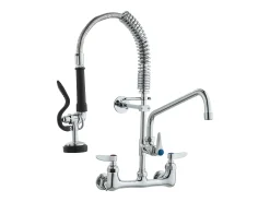 Grifo de Cocina SucceBuy para Fregadero de Montaje en Pared - Con Rociador de Prelavado, 53.3 cm