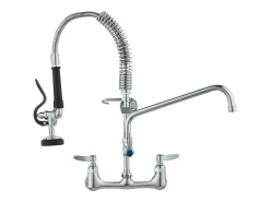 Grifo de Cocina SucceBuy para Fregadero de Montaje en Pared - Con Rociador de Prelavado, 53.3 cm