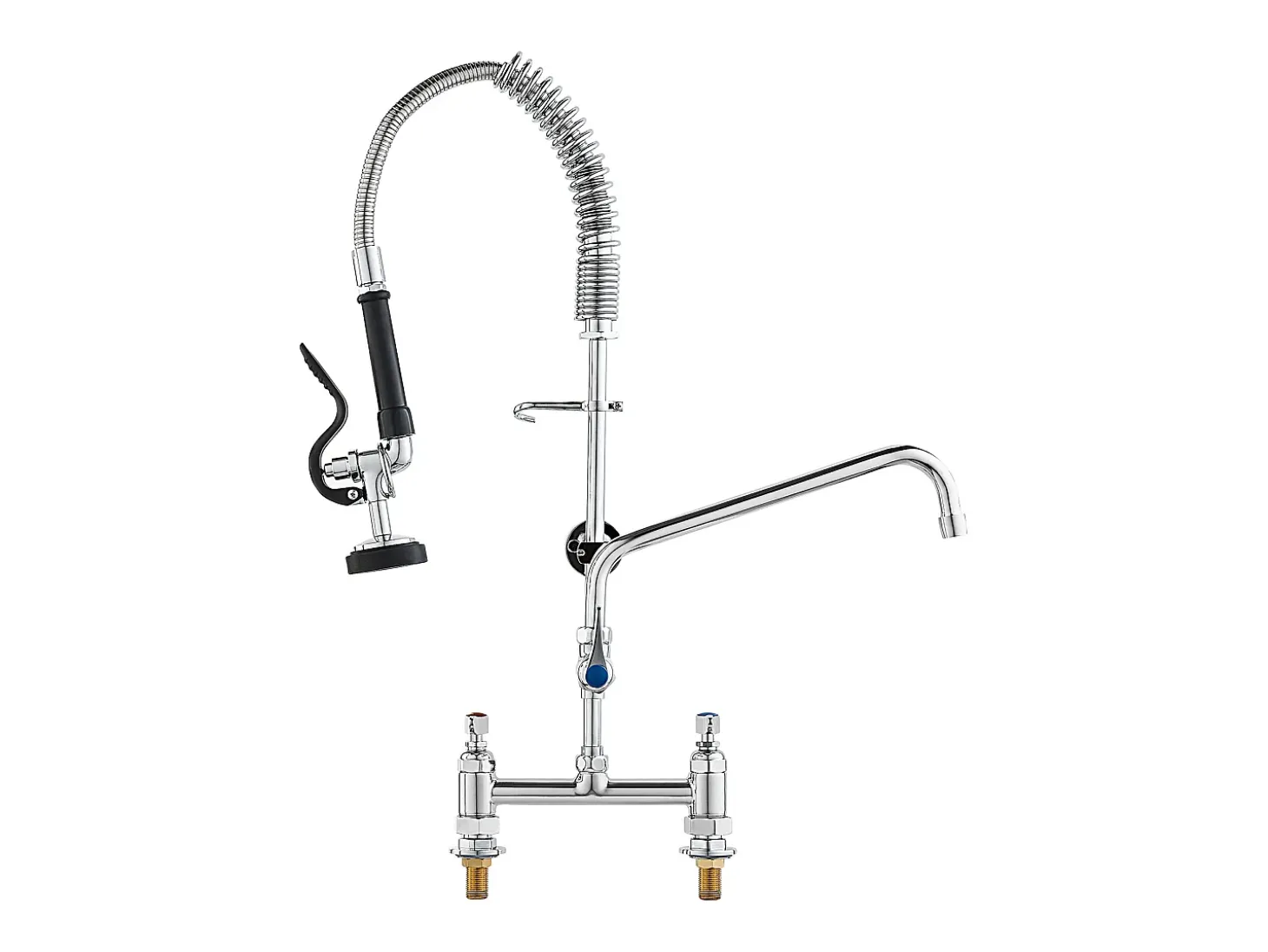 Grifo de Cocina, SucceBuy Grifo de Fregadero de Cocina Comercial con Rociador de Prelavado, 66 cm de Altura