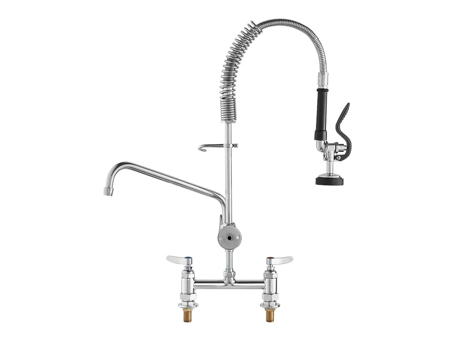 Grifo de Cocina, SucceBuy Grifo de Fregadero de Cocina Comercial con Rociador de Prelavado, 66 cm de Altura