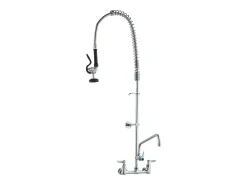 Grifo de Cocina, SucceBuy Grifo de Fregadero de Cocina de Montaje en Pared con Rociador de Prelavado, 120 cm de Altura