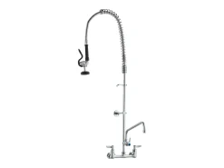 Grifo de Cocina, SucceBuy Grifo de Fregadero de Cocina de Montaje en Pared con Rociador de Prelavado, 120 cm de Altura