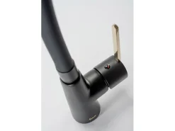 Grifo Para Cocina Rea Bateria Kuchenna Icon Black/Gold