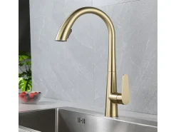 Grifo Para Cocina Rea Js-K087Bg Ross Brush Gold